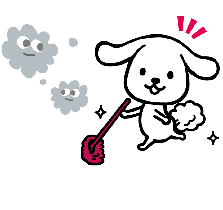 ホコリちゃんを発見！