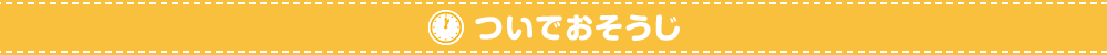 ついでおそうじ