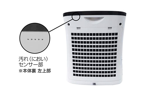 空気の汚れ具合に合わせてスピード除去