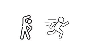 運動時に