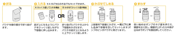 ナチュ高保湿ボディソープ 楽 らく インパックボトル お掃除用品のダスキン