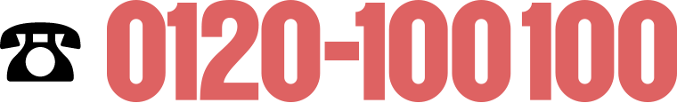 お問い合わせ電話番号：0120100100