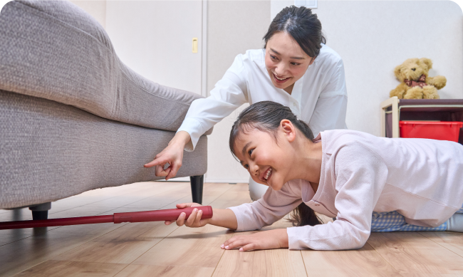 モップで掃除