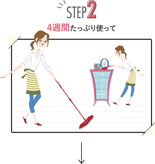 4週間たっぷり使って