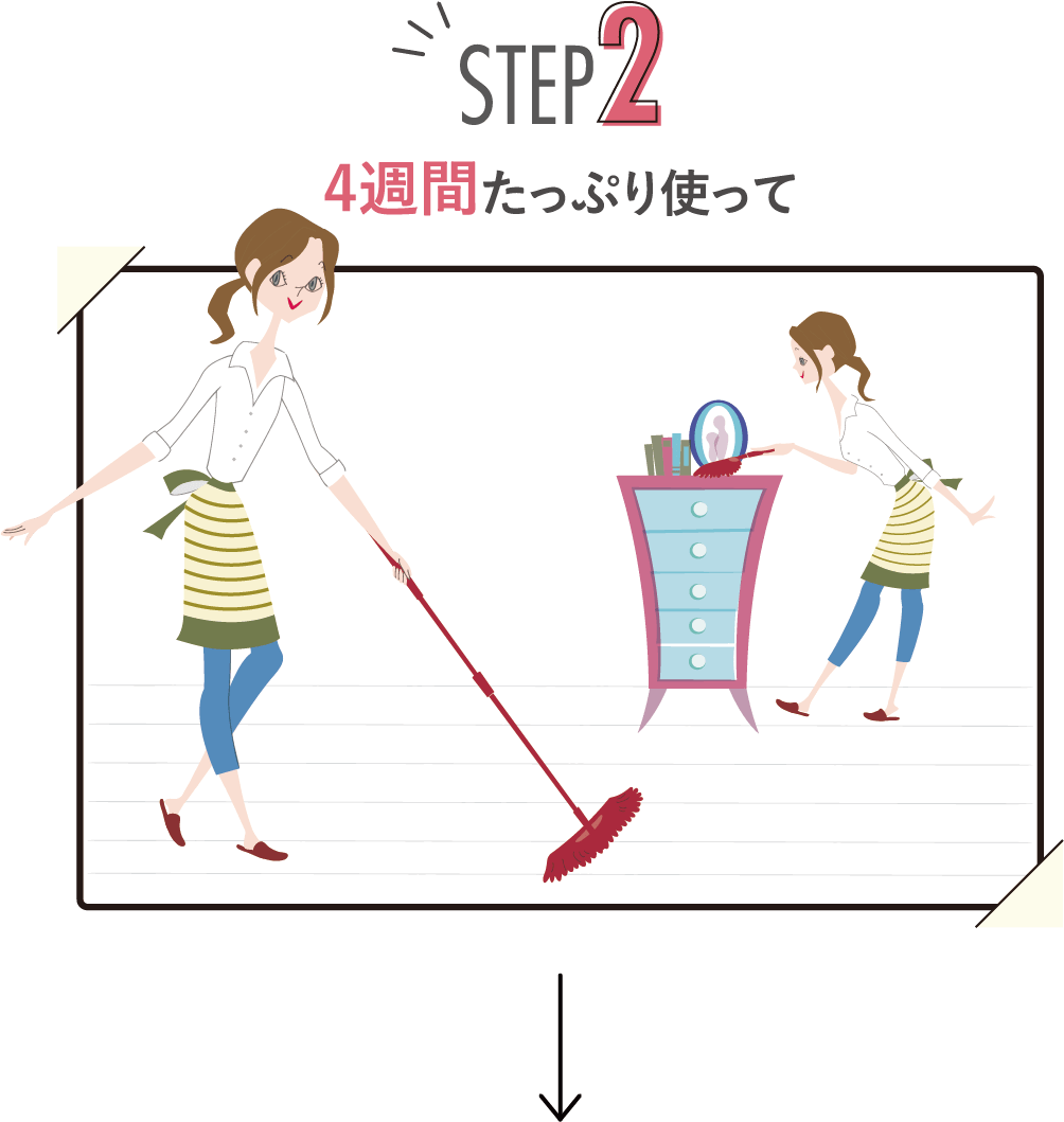 4週間たっぷり使って