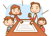 イラストイメージ-みんなでスケジュールを決めよう！