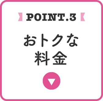 point.3 おトクな料金