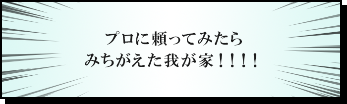 プロに頼ってみたらみちがえた我が家！！！！