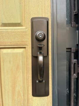 サムラッチ錠の交換の施工事例