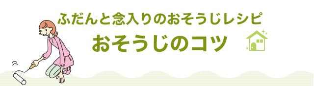 ふだんと念入りのおそうじレシピ おそうじのコツ